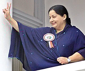 Chief Minister J Jayalalithaa inaugurating the Horticultural College and Research Centre for Women through video conferencing at the Secretariat.