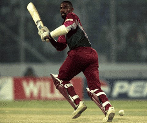 Ireland coach and former West Indies cricketer Phil Simmons in action. (Photo: Getty Images)