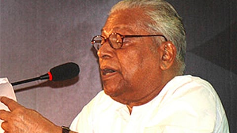 Former Kerala chief minister VS Achuthanandan.