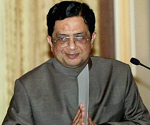 PJ Thomas, after taking oath as CVC. (File photo: EPS)