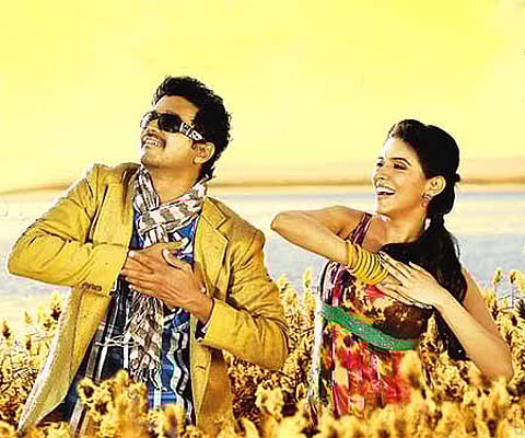 The poster of 'Kaavalan'