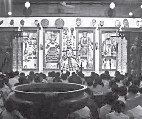 The second floor of the museum designed in Cochin style which offers a wide variety of the different art forms from South India | EPS