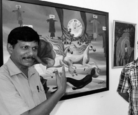 Artist who has ‘found his feet’