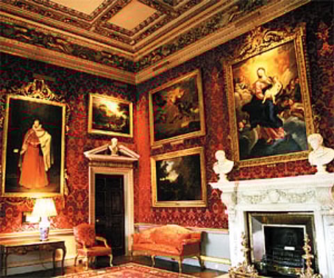 Paintings must be hung securely. Check on the hooks and wires.