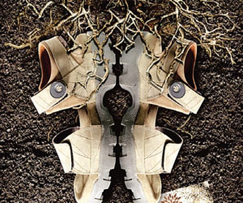 Biodegradable footwear by Woodland