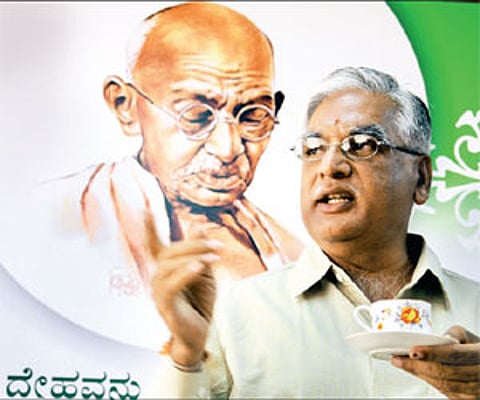 Karnataka State Temperance Board Chairman Sachidananda Hegde in Bangalore on Monday