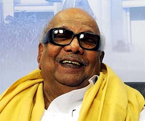 DMK chief M Karunanidhi: Express Photo