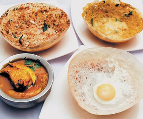 An array of yummy Aappams at Aappa Kadai