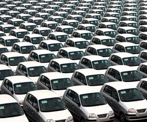 Car and two-wheeler makers logged sales growth in April compared to the corresponding period last year. (File photo: EPS)