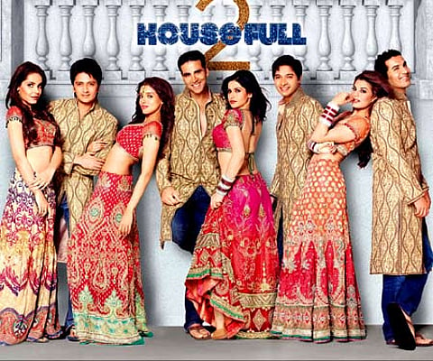 The poster of 'Housefull 2'.