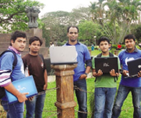 Some of the Wikipedians at the workshop in Bhubaneswar on Sunday - Expressphoto