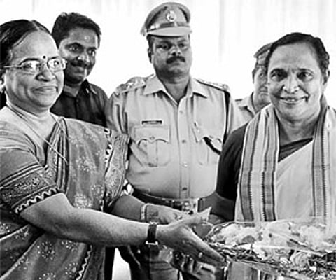 K C Rosakutty, who assumed office as the chairperson of the Kerala State Women’s Commission on Wednesday.