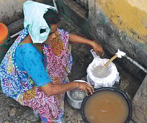 Muddy water upsets residents