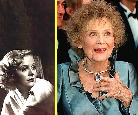 Left: Gloria Stuart in 1937 (Pic: Wikimedia Commons), Right: The actress at the 1998 Academy Awards (AP Photo/Chris Pizzello, File).