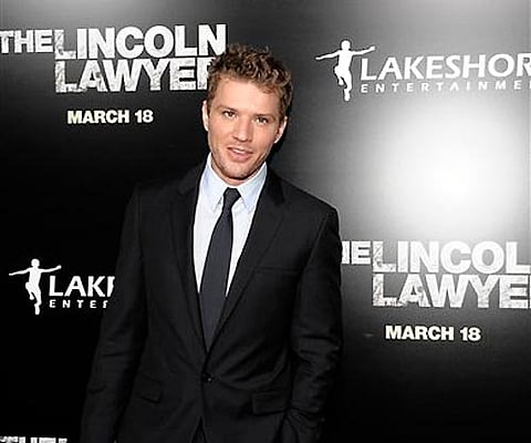 Actor Ryan Phillippe arrives at the premiere of the feature film "The Lincoln Lawyer". (AP)