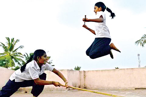 No stopping this dynamic ‘silambam’ duo