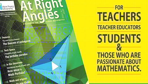 Turn the ‘right’ angle with a brand new magazine for math enthusiasts