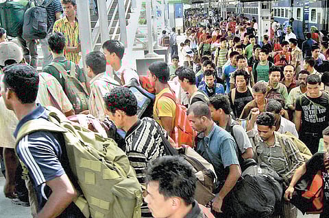 The north-east exodus