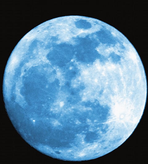 It happens once in a blue moon