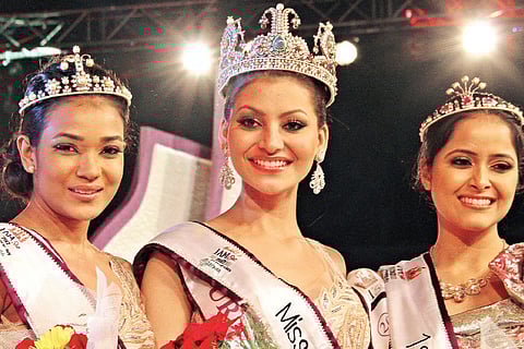 Beauty queens light up the night in Hyderabad