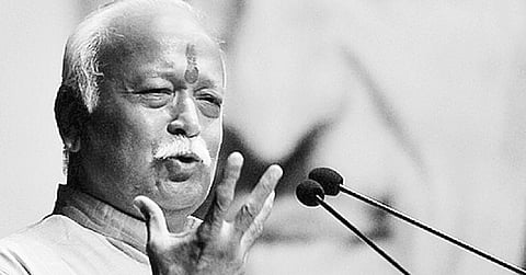 Bhagwat’s Speech: RSS files complaint against 9 channels