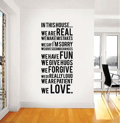 Walls that speak volumes