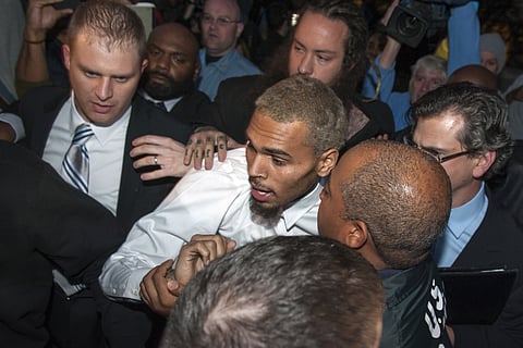 Chris Brown released after assault charge reduced