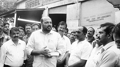 Won't allow closure of diesel loco shed, says P Rajeeve MP