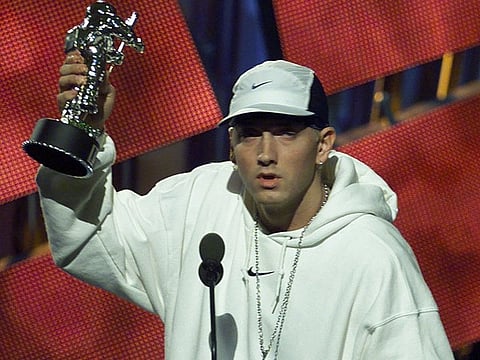 Eminem wins Global Icon Award at MTV EMA
