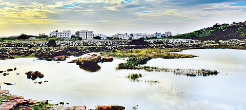 Stone-quarrying harming Ameenpur lake, its environs