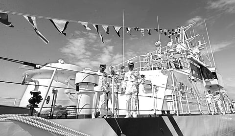 Aadesh Inducted by Coast Guard