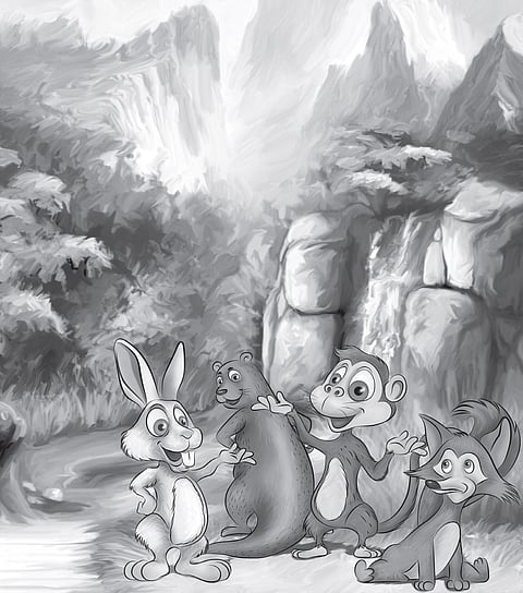 The Hare on the Face of the Moon