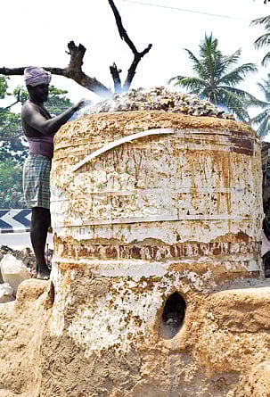 Fear of eviction haunts traditional lime makers