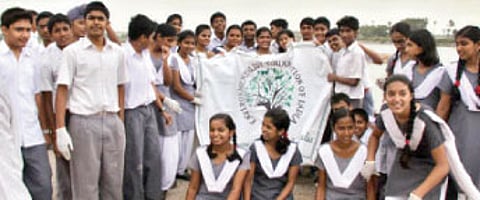 Doing his part for the environment