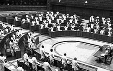 Law and order issue: LDF stages walkout