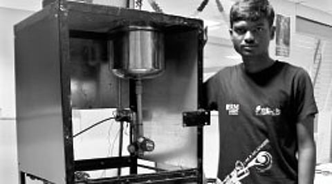 His dosa machine makes 1,200 dosas per hour
