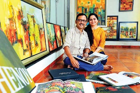 Footprints of an art legend