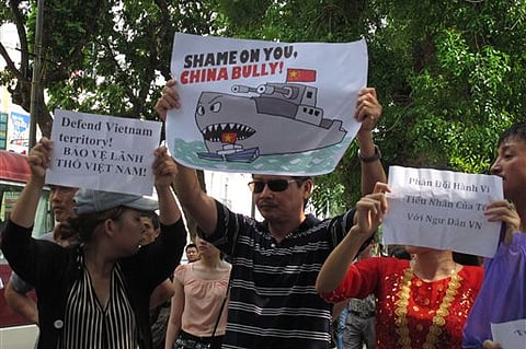 Vietnam breaks up anti-China protest