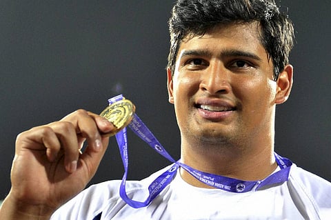 Vikas Gowda gives India first gold at Asian Athletics