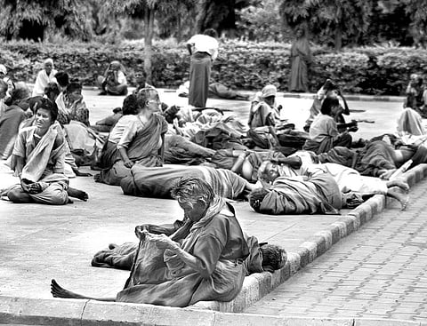 Beggars' colony land slowly eaten up