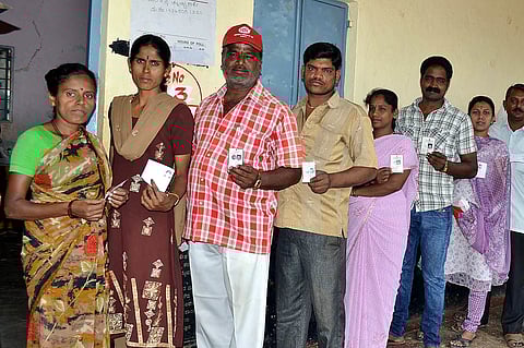 52-55 percent polling in Lok Sabha byelection