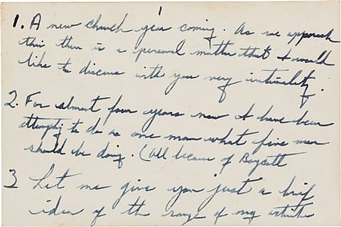 Martin Luther King's secretary to auction pages from 'I have a dream'