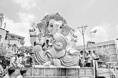 60,500 Ganesh idols to bless Hyderabad this year