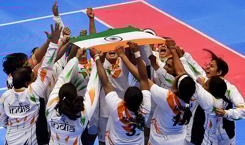 Indian Women's Team Win Gold in Asiad Kabaddi
