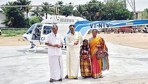 Have Money, Will Spend...On Chopper for Engagement Ceremony