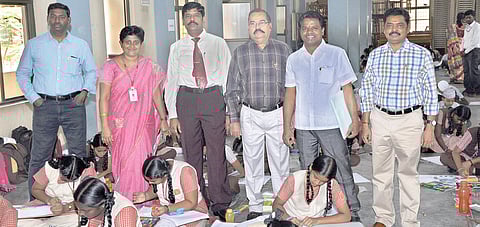 Lions Club Conducts Peace Poster Contest, 170 Students Participate