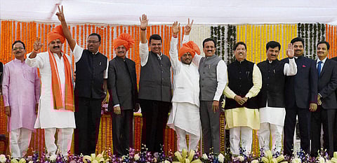 Fadnavis Takes Sena Onboard, 20 Ministers Inducted