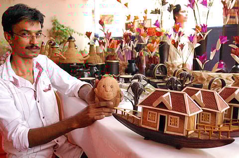 Artful Coconut Shells Steal the Show