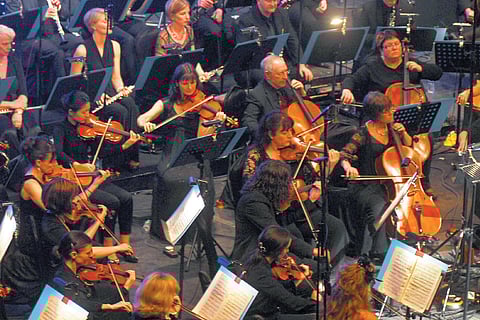 Orchestrating in the land of ragas