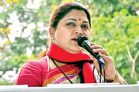 Khushbu TV show controversy: Congress keeps distance